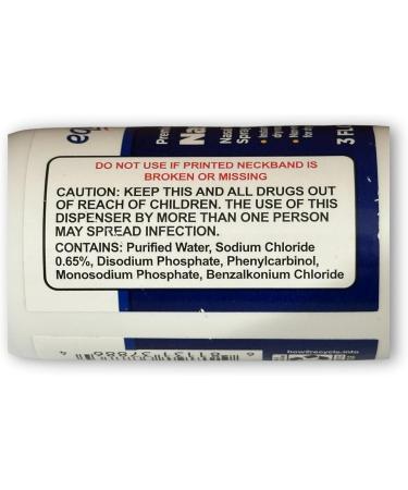 Nasal Spray Premium Saline Liquid Mist for Nasal Congestion Gentle & Non-Medicated Daily Use for All Seasons 3 fl oz (Pack of 1) Boxed by Fusion Shop Store - Buy Online on GoSupps.com