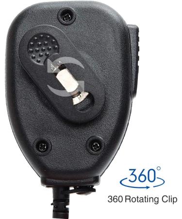 BAOFENG Original UV-5R Shoulder Speaker Mic 2-Pack - Compatible with Baofeng BF-F8HP, UV-5R, UV-5R Plus, GT-3, BF-888s - Ideal for Ham Radio and Police Walkie Talkie - Black - Buy Online on GoSupps.com