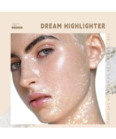 NewBang Polvo De Hadas Highlighter Powder Stick - 3 Colors 0.31 Ounce (Pack of 3) | Shimmer and Shine Body Glitter for Face, Eyes, Lips, Hair | High Gloss Blush Contour Makeup with Smooth Sparkle Finish - Buy Online on GoSupps.com
