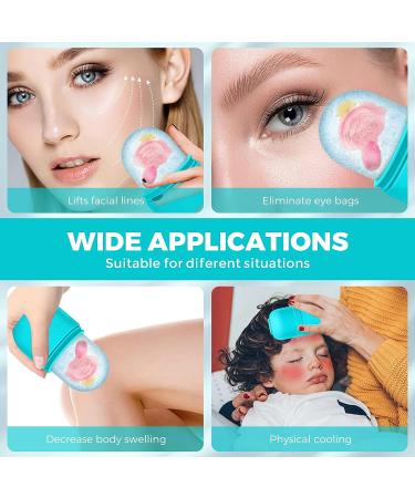 AURUZA 2PCS Ice Roller Mold for Face - Facial Ice Roller for Puffiness Relief and Skin Care - Shrink Pores and Enhance Beauty - Buy Online on GoSupps.com