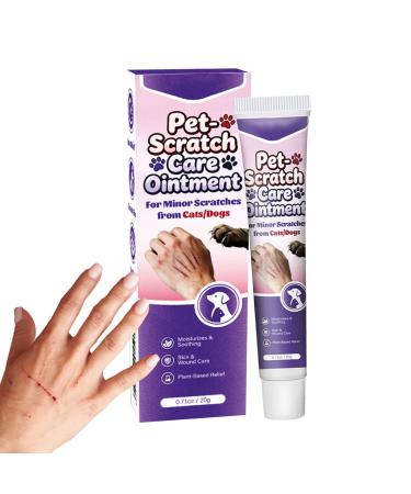 Jingmiger Skin Recovery Cream 20g Non-Greasy Soothing Natural Cream | Repairing Hand Balm for Dog and Cat Scratches | For Women and Teenagers Home Care Travel Camping Day and Night Use