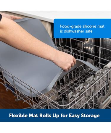 PetSafe Silicone Fountain and Feeder Mat | 26 x 16 | Waterproof & Dishwasher Safe Pet Food Mat - Buy Online on GoSupps.com