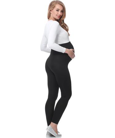 Be Mammy Maternity Long Leggings 02 - Black - Size 4XL | Comfortable and Stylish Maternity Wear - Buy Online on GoSupps.com