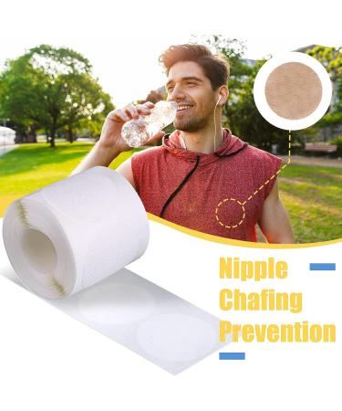 JenPen 400 Pcs Mens Nipple Covers Tape Pasties Patch Protector Sets - Anti Chafing Stickers for Runners - White and Nude - Disposable Adhesive Bandage for Sports and Gym - Buy Online on GoSupps.com