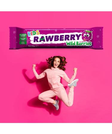 RAWBERRY Wild Berries Nut Bar | No Added Sugar Gluten-Free Vegan Snack (15 x 24g) - Healthy International Shipping - Buy Online on GoSupps.com