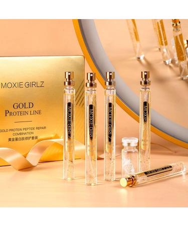 nwch-au Protein Thread Lifting Face Golden Protein Line Essence - Firming Facial Essence Gold Essence and Gold Protein Thread Combo Set Nwch-au - Buy Online on GoSupps.com