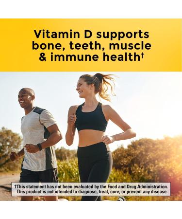 Nature Made Extra Strength Vitamin D3 5000 IU | Bone, Teeth, Muscle, Immune Health Support | 70 Sugar-Free Fast Dissolve Tablets - Buy Online on GoSupps.com