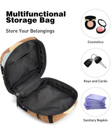 Women's Portable Period Kit - Bonds Storage Pockets Sloth Keeper Bag for Feminine Products - Color 4 - Buy Online on GoSupps.com
