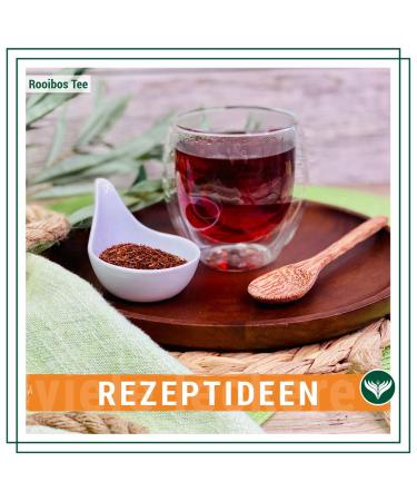 Azafran Organic Rooibos Tea - 500g Loose Red Bush Tea | Natural & Caffeine-Free Herbal Infusion - Buy Online on GoSupps.com