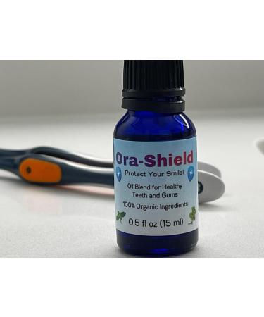 Ora-Shield Organic Tooth Oil for Gum Disease Relief and Gingivitis Help Soothes Sore, Bleeding, or Receding Gums Essential Oils for Teeth & Mouth Oral Microbiome Support Adults & Kids (1 Pack) - Buy Online on GoSupps.com