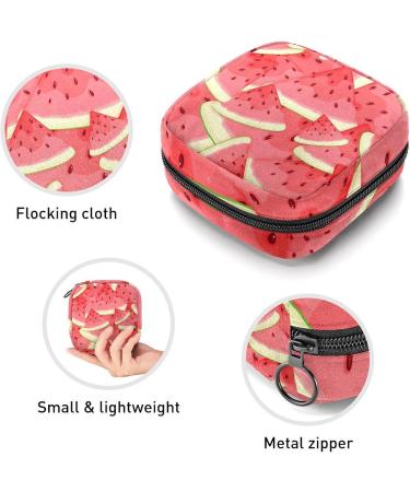 Women's Bonds Storage Pockets Stillpad Watermelon Portable Period Kit Bag | Feminine Product Organizer for Girls - Buy Online on GoSupps.com