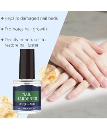 Nbzsmlkn Nail Hardener With Hyaluronic Acid Treatment With Hyaluronic Acid Nail Hardener With Vitamins And Minerals Nourishing Solution Strengthener For Damaged Nails 4 pieces - Buy Online on GoSupps.com