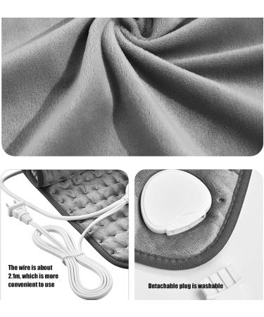 ZLXHDL Large Damp Heating Pillows for Back Pain Relief - Fast 6-Step Warm Setting Ideal for Office Use (EU 220V) - Buy Online on GoSupps.com