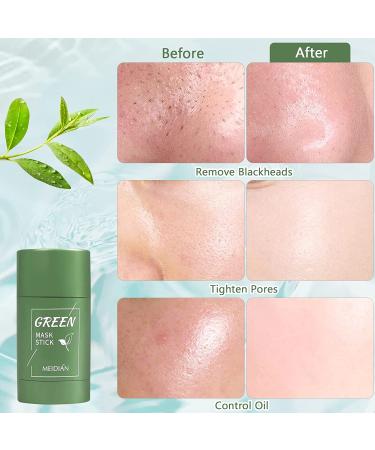 Green Tea Clay Stick Mask 2PCS - Purifying Blackhead Remover with Green Tea Extract for All Skin Types - Buy Online on GoSupps.com