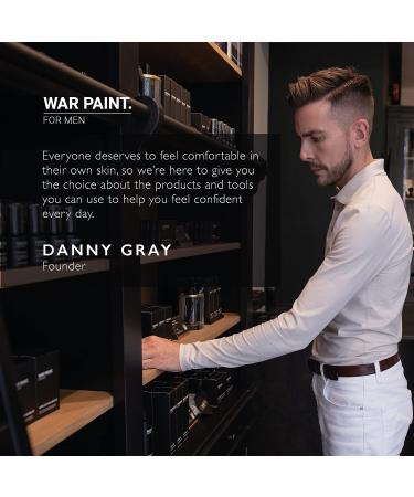 War Paint For Men Cream Concealer with Tea Tree Oil - Vegan & Cruelty-Free - Fathers Day Gift - Natural Looking Makeup for Men - Light Shade - Buy Online on GoSupps.com