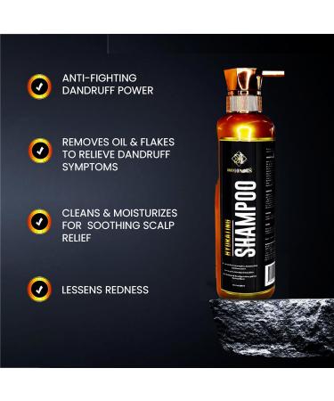 Hydrating Shampoo - Sulfate-Free Moisturizer with Wheat Protein & Shea Butter for Dry Damaged Hair - 16.9 fl oz - Dandruff & Breakage Repair - Buy Online on GoSupps.com