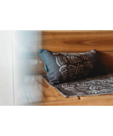 Rento Pino Black Sauna Pillow 50x22 cm - Premium Comfort for Relaxation | International Shipping Available - Buy Online on GoSupps.com
