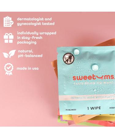 Buy Sample Size Feminine Wipes - pH Balanced Biodegradable Flavored Intimate Wipes | 24 Pack - International Shipping Available - Buy Online on GoSupps.com