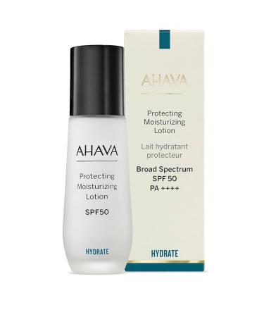 AHAVA Protecting Moisturizing Lotion SPF 50 - Daily Skin Defense & Hydration | Broad-Spectrum Protection Boosts Freshness & Glow 1.7 Fl.Oz - Shop Internationally - Buy Online on GoSupps.com