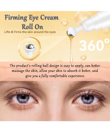 Optimized Caffeine Eye Cream | Under Eye Roller Serum for Dark Circles & Puffiness | 0.51 Fl Oz - Shop Internationally - Buy Online on GoSupps.com