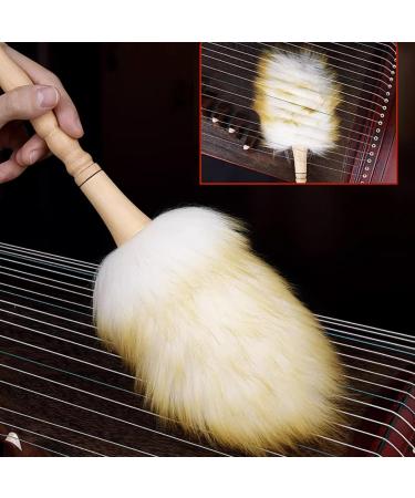 Puco Non-Static Sofa Hanging Rope Modern Home Cleaning Wooden Handle Furniture Dust Sweeping Car Brush Long Lambswool Duster Lambswool Brush - Buy Online on GoSupps.com