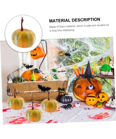 LIFKICH 20pcs Simulated Mini Pumpkin Artificial Pumpkin Decoration Halloween Pumpkin Decoration Artificial Harvest Decoration Giraffe Decor Pumpkins Model Photo Props Manual Decorate Foam As Shown 2.2X3.4CM - Buy Online on GoSupps.com