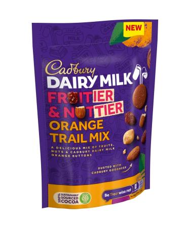 Cadbury Dairy Milk Frutier And Nuttier Orange Trail Mix 100g