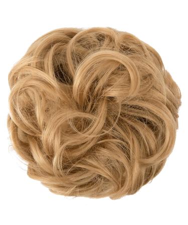 Jjstar 2-Piece Hair Part with Rubber Band | Dutt Hair Tie & Extensions for Messy Bun | Golden Chestnut Brown | Perfect for Women & Girls - Buy Online on GoSupps.com