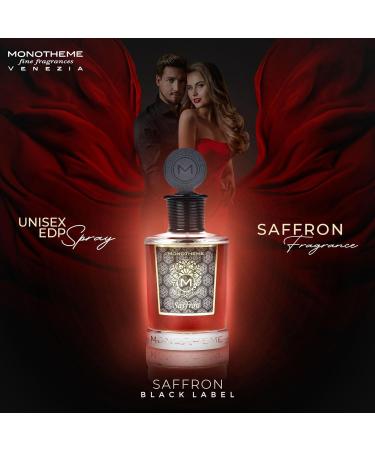 AARVVINTA CRAFT Black Label Saffron EDP Perfume for Men & Women with Tobacco & Leather Aromatic Spicy Fragrance - Italian Premium Long Lasting Luxury Scent - Travel Friendly & Her - 100 ml - Buy Online on GoSupps.com