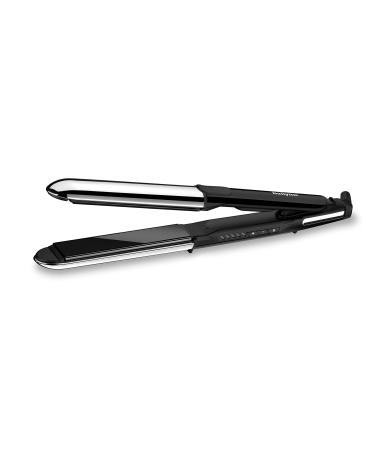 BaByliss Straight and Curl Brilliance Hair Straightener Silver/ Black