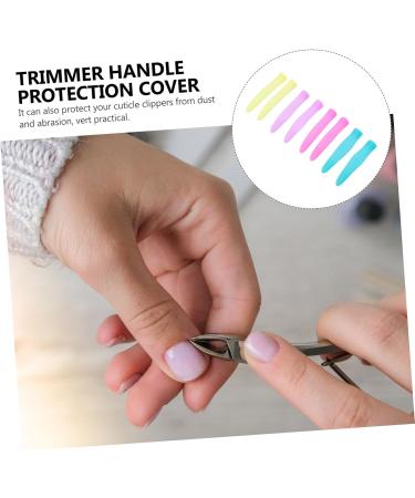 minkissy 4 Pairs Cuticle Nipper Handle Sleeve Scissor Tip Protectors Scissors Sewing Cat Nail Caps Scissors Sleeve DIY Scissor Cuticle Scissors Silica Gel Scabbard Embroidered - Buy Online on GoSupps.com
