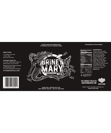 Pittsburgh Pickle Co. Briney Mary Award-Winning Bloody Mary Mix - Buy Online on GoSupps.com