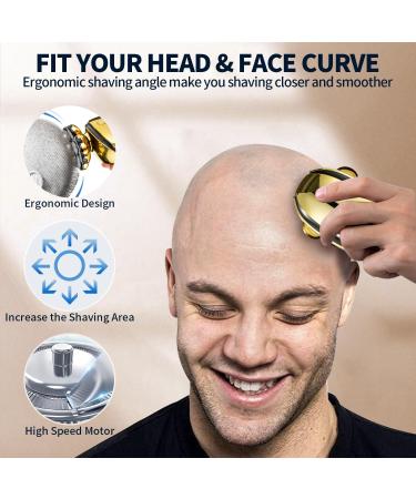 Premium Head Shavers for Bald Men | 5-in-1 Electric Razor | Cordless & Waterproof | Perfect for Wet & Dry Shaving - Buy Online on GoSupps.com