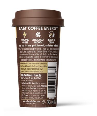 Forto Vanilla Latte Coffee Shots - Pack of 12 - Buy Online on GoSupps.com