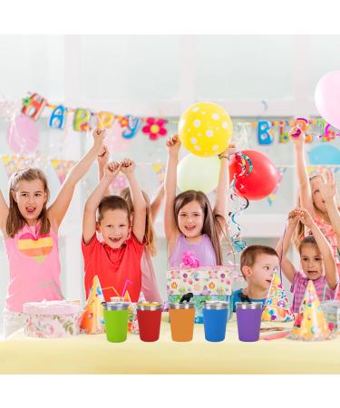 Magonanly 12oz Kids Cups 5 Pack - BPA Free Toddler Sippy Cups with Lids and Sleeves - Stackable & Unbreakable Children Smoothie Drinking Cups - Ideal for Kids and Adults - Buy Online on GoSupps.com