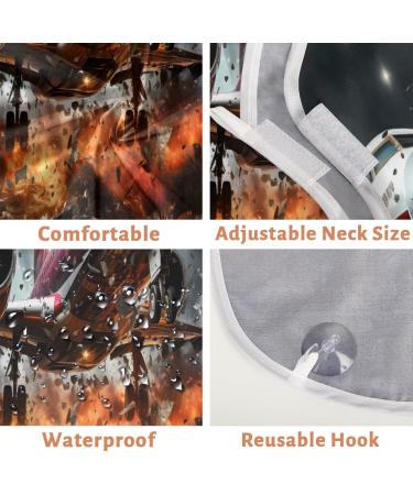 Airplanes Beard Bib Apron | Beard Hair Catcher for Men | Perfect Father's Day & Christmas Gifts for Dad & Husband - Buy Online on GoSupps.com