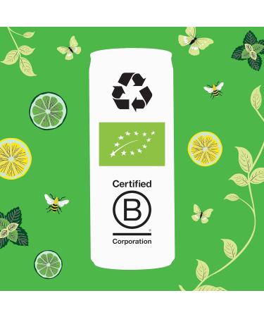 CLIPPER - Organic Refreshing Drink - Fusion Lemon Lime Mint - No added sugar - 25cl x 12 - Buy Online on GoSupps.com