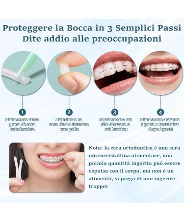 Buy Borisca Orthodontic Wax - 12 Cartridges & Spatula for Oral Care | Prevent Mouth & Lip Scratches - International Shipping Available - Buy Online on GoSupps.com