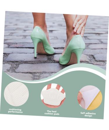 FOMIYES 24 Pairs Cuttable Half Size Foot Heel Grips Comfort Pads for High Heels & Sneakers | White Sponge Cushion for Women - Buy Online on GoSupps.com
