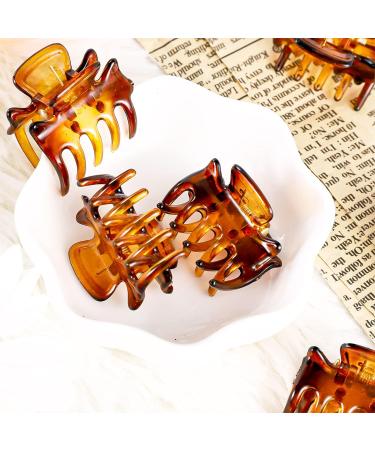 12 Pieces Small Hair Clips 3cm x 2cm/1.18inch x 0.78 inch Mini Hair Claw Clips Plastic Hair Jaw Clips for Women and Girls (Black and Brown) - Buy Online on GoSupps.com