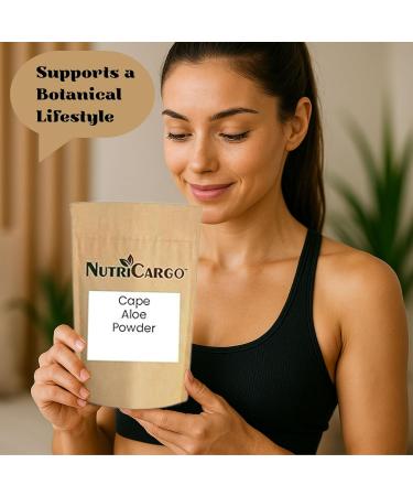 NutriCargo Cape Aloe Powder 2.2 lbs (1000g) Finely Milled Aloe Ferox Latex Plant-Based Botanical Powder for Traditional Wellness & Herbal Cleanse Formulations Bulk Format - Buy Online on GoSupps.com