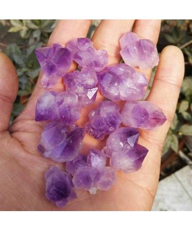 Natural Crystal Rough 100g Raw Natural Beauty Amethyst Quartz Stone Crystal Bulk Specimen for Home Fish Tank Garden Bonsai Decor QINTINYIN Obelisk 100g length 0.98in hight 0.71in Amethyst - Buy Online on GoSupps.com