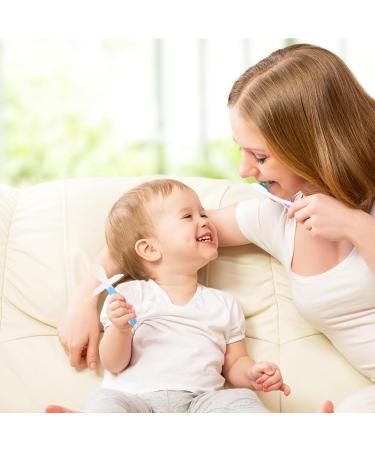 Gatuida Baby Bite Toy & Toothbrush Set - 2 Silicone Cleaning Brushes for Children | 1 Pack Pink - Buy Online on GoSupps.com