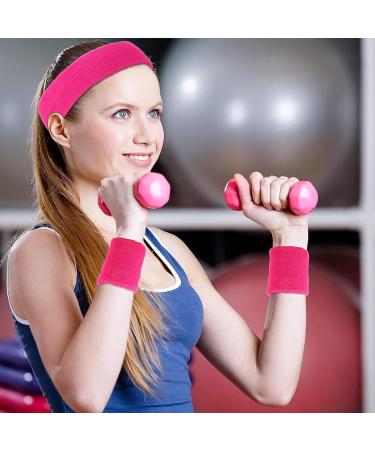 Viky 6-Piece Fitness Welding Bands for Kids | Absorbing Cotton Wrist Tapes for Football Basketball & Tennis | White Orange & Pink | 8cm x 8cm - Buy Online on GoSupps.com