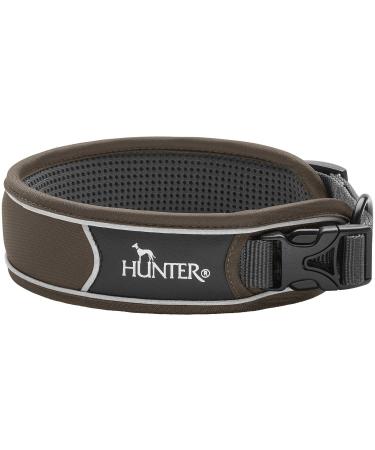 HUNTER DIVO dog collar nylon M brown/grey brown/grey M