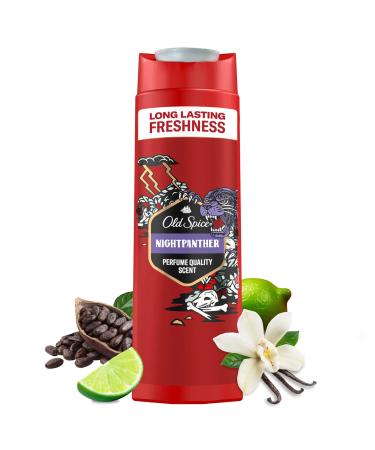 Old Spice Old Spice Nightpanther Shower Gel & Shampoo for Men 250ml 3-in-1 Shampoo for Hair Face and Body