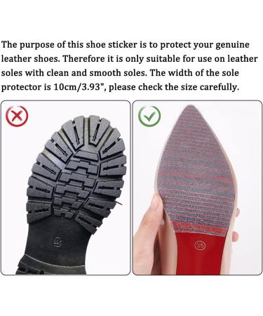 PandaHall Self-Adhesive Shoe Sole Protector - Anti-Slip Sole Cover Stickers for Men and Women Shoes - Buy Online on GoSupps.com