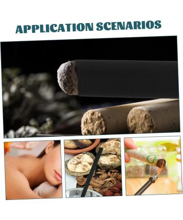 FOMIYES 40 STK Smoke-Free Chinese Moxa Moxibustion Sticks - Premium Quality Moxa Gel for Effective Therapy - Buy Online on GoSupps.com