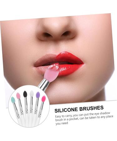 MUSISALY 6pcs Eye Shadow Brush Makeup Tools Sponge Eyeshadow Applicator Dual Sided Eyeshadow Brush - Buy Online on GoSupps.com