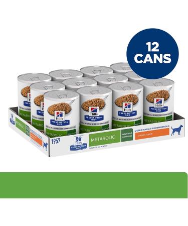Hill's Prescription Diet Metabolic Weight Management Wet Dog Food Chicken 13oz - Pack of 12 - Buy Online on GoSupps.com